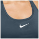 Nike Γυναικείο μπουστάκι Swoosh Medium-Support Padded Sports Bra